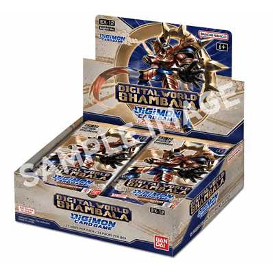 Digimon - EX12 - Digital World Shambala Booster Display
