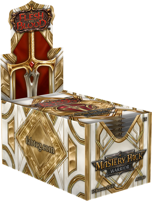 Flesh and Blood - Mastery Pack Warrior - Booster Display