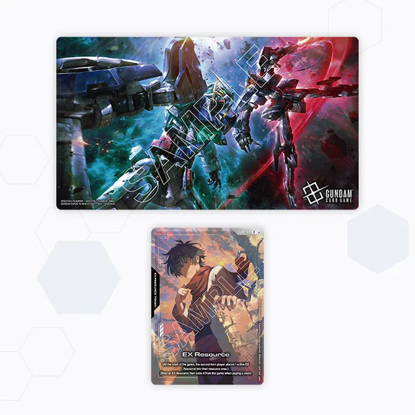 Gundam - Official Playmat & Card Set - Mobile Suit Gundam 00