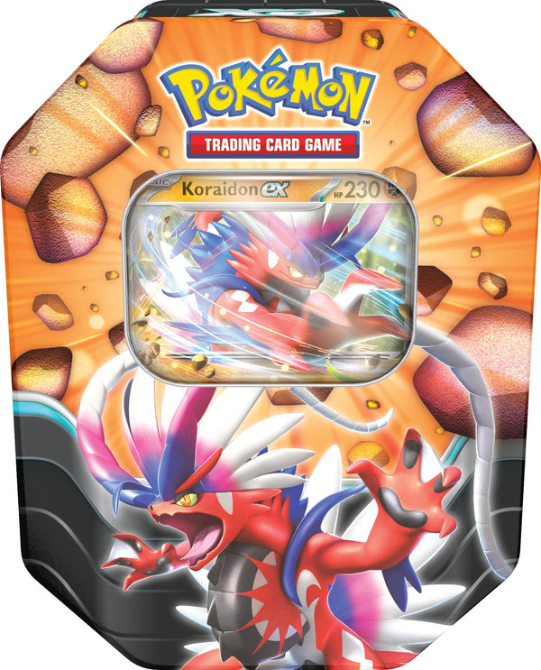 Pokemon Slashing Legends Tin - Koraidon EX