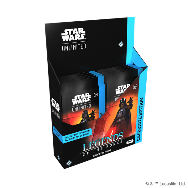 Star Wars Unlimited - Carbonite Booster Display - Legends of the Force