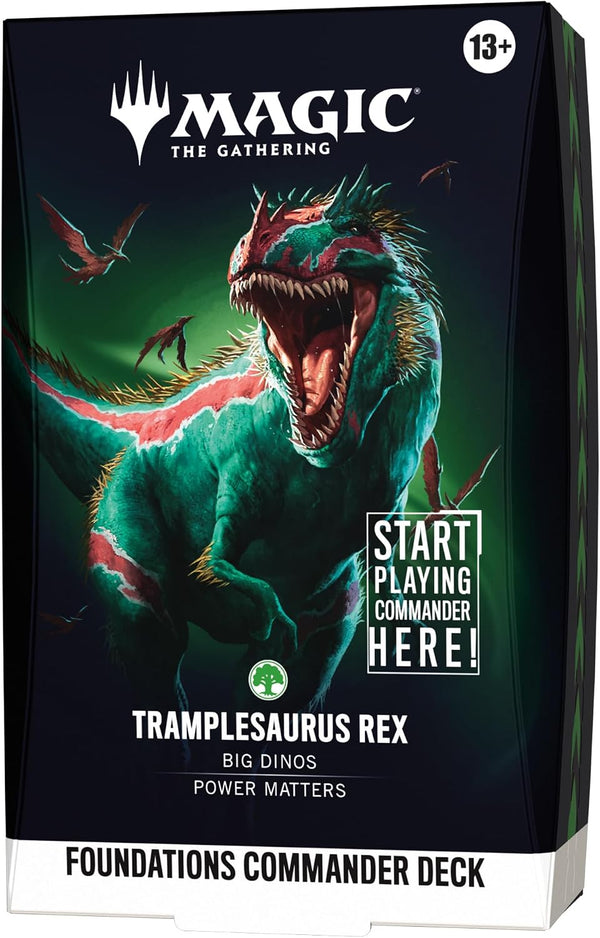 Magic the Gathering - Foundations - Commander Deck: Tramplesaurus Rex