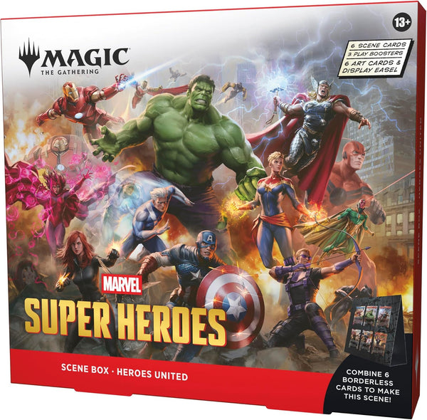 Magic the Gathering - Marvel Super Heroes - Scene Box: Heroes United