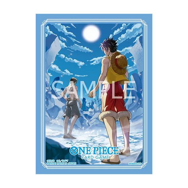 One Piece - Official Sleeve Set 15 - 70 Luffy & Ace Sleeves