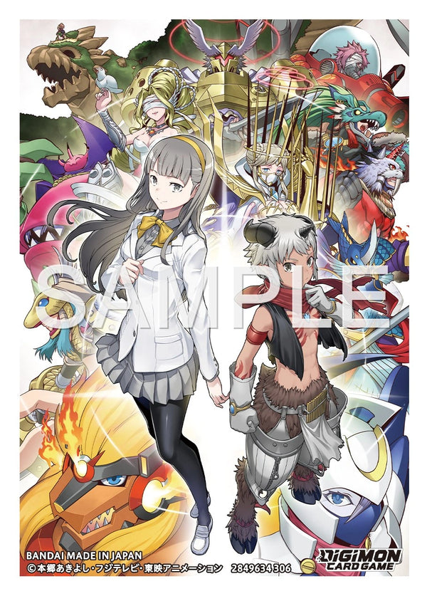 Digimon Card Game - Official Card Sleeve Vol.3 - Inori and Aegiomon