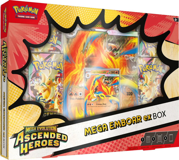 Pokemon Ascended Heroes: Mega Emboar Box