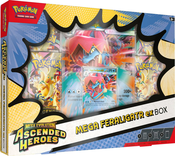 Pokemon Ascended Heroes: Mega Feraligatr Box