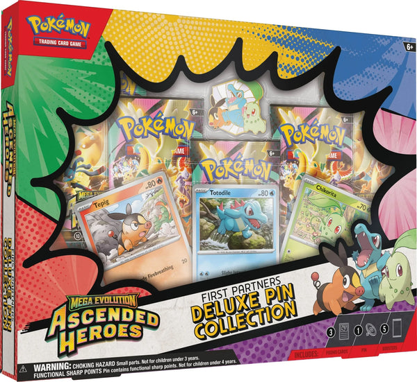 Pokemon Ascended Heroes First Partner Deluxe Pin Collection