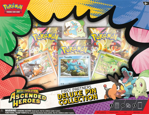 Pokemon Ascended Heroes First Partner Deluxe Pin Collection