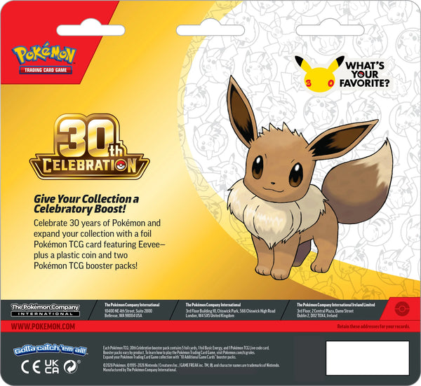 Pokemon 30th Celebration 2-pack Blister