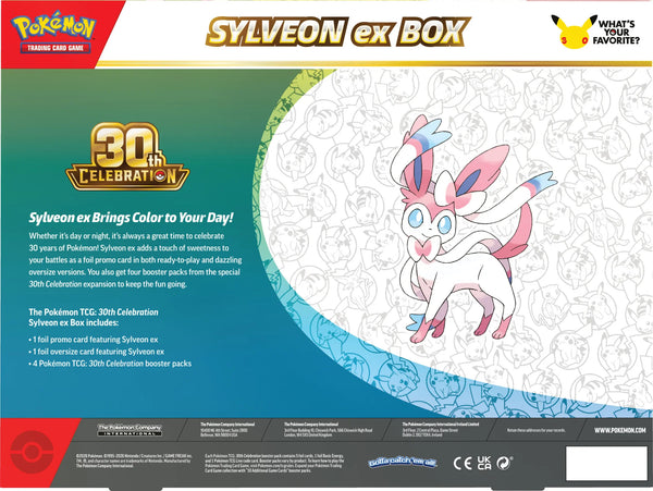 Pokemon 30th Celebration Sylveon EX Box