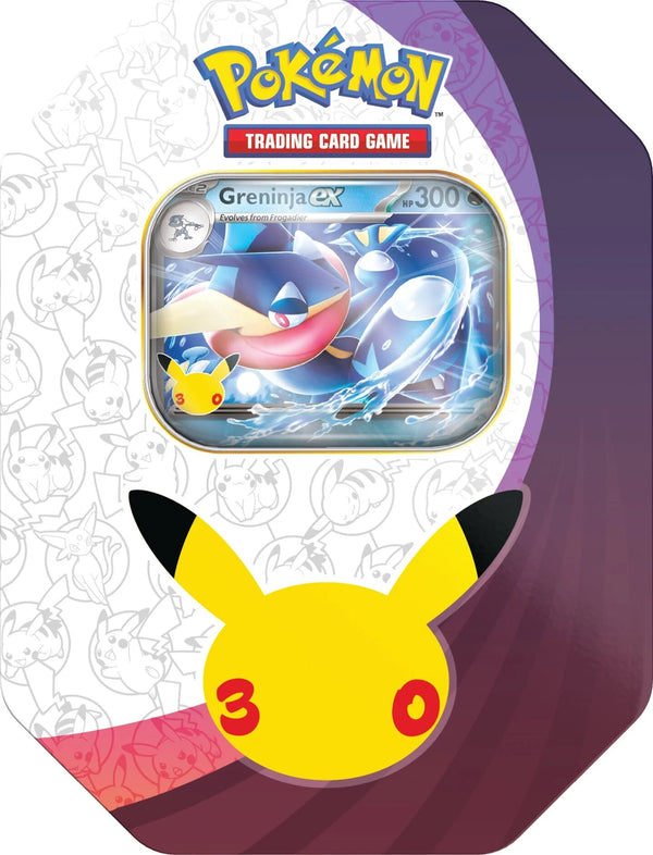 Pokemon 30th Celebration Greninja EX Tin