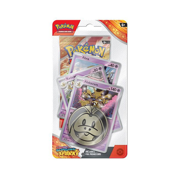 Pokemon Surging Sparks Premium Checklane Blister - Alakazam Edition