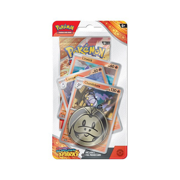 Pokemon Surging Sparks Premium Checklane Blister - Chandelure Edition