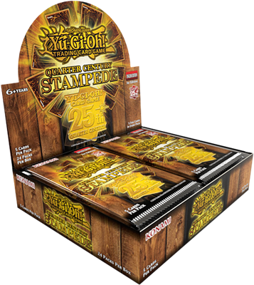 Yu-Gi-Oh! Quarter Century Stampede - Booster Display