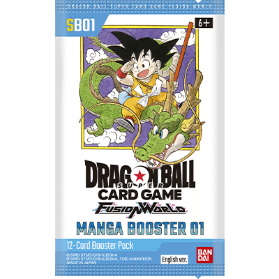 DBS Fusion World - SB01 - Manga Booster 01 - Booster Pack