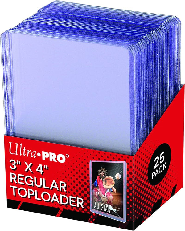 UltraPro 3" x 4" Clear Regular Toploader (25pcs)