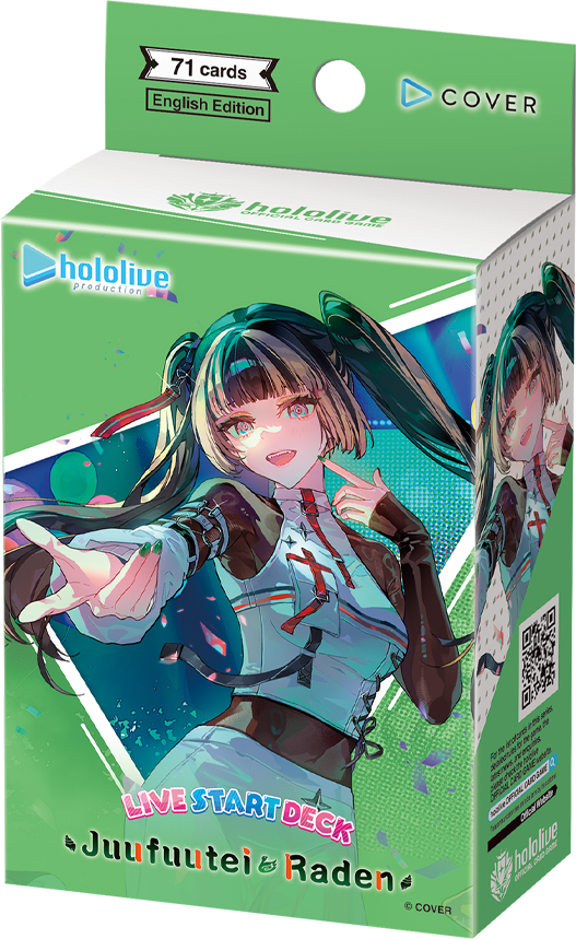 Hololive TCG - Live Start Deck – Juufuutei Raden - HSD15
