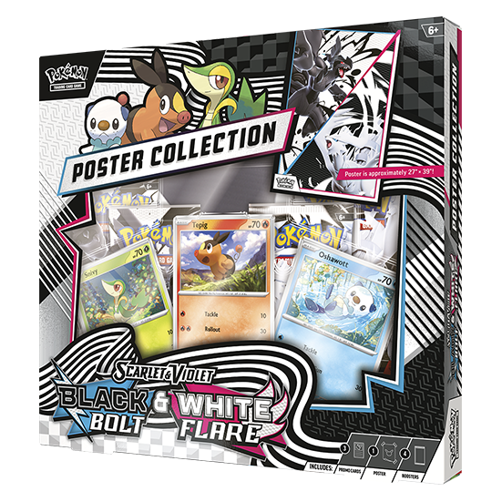 Pokemon Black Bolt & White Flare Poster Collection